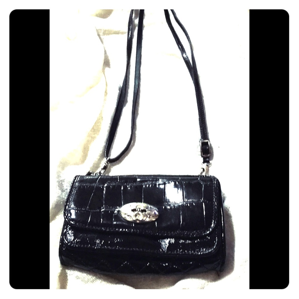 PRICE DROP! BRIGHTON Patent Leather Bag W/Wristlet